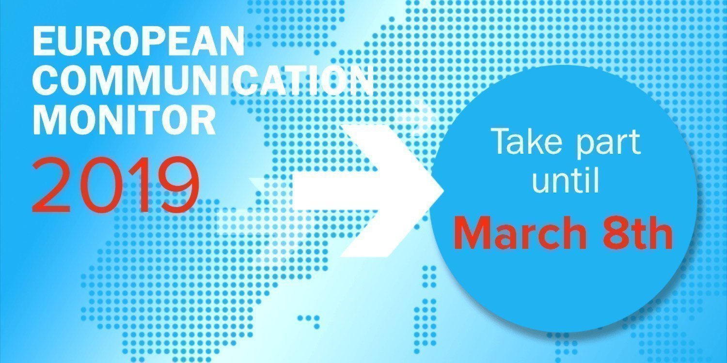 Last Call for Participants — European Communication Monitor 2019